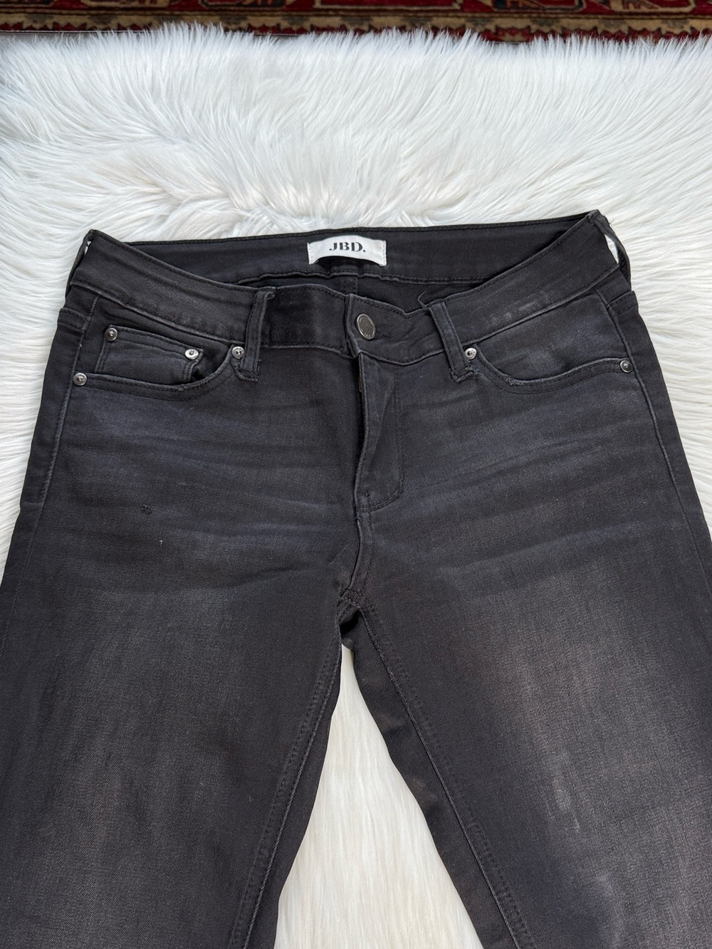 JBD Black Limitless Skinny Ripped Knee Jeans - Picture 3 of 6